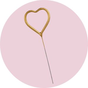 Sparklers Heart - Stellina scintillante