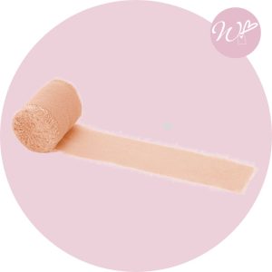 NASTRO IN CHIFFON ROSA SFRANGIATO - 40MMX15MT