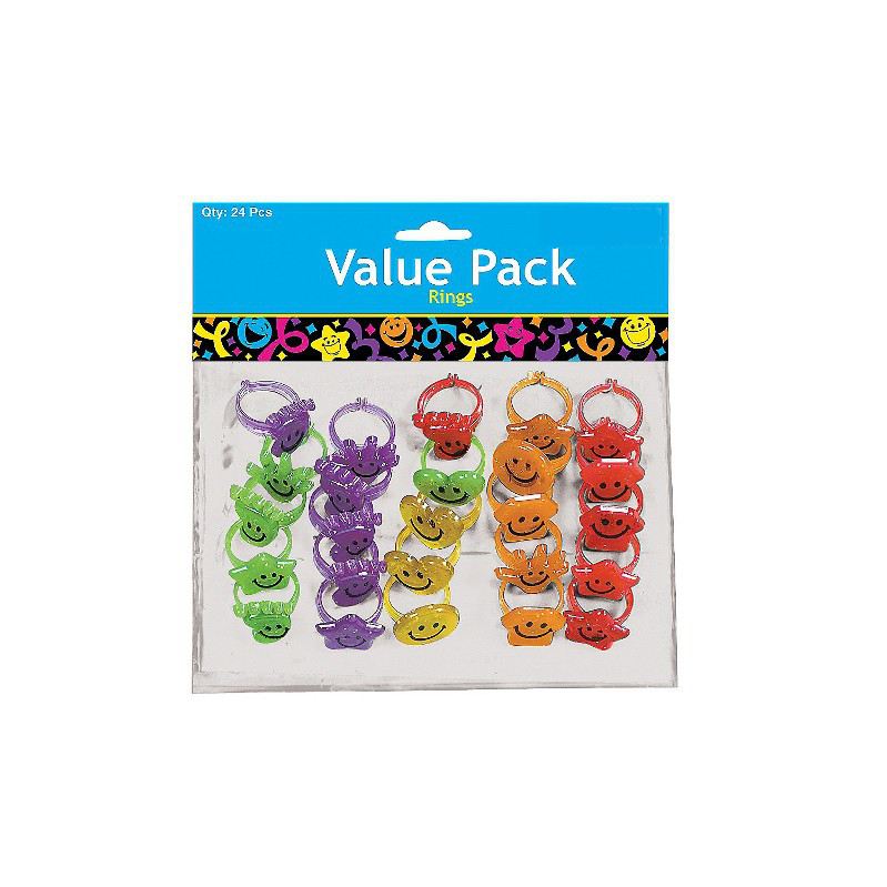 Anello Glitter Smiley (1PZ)