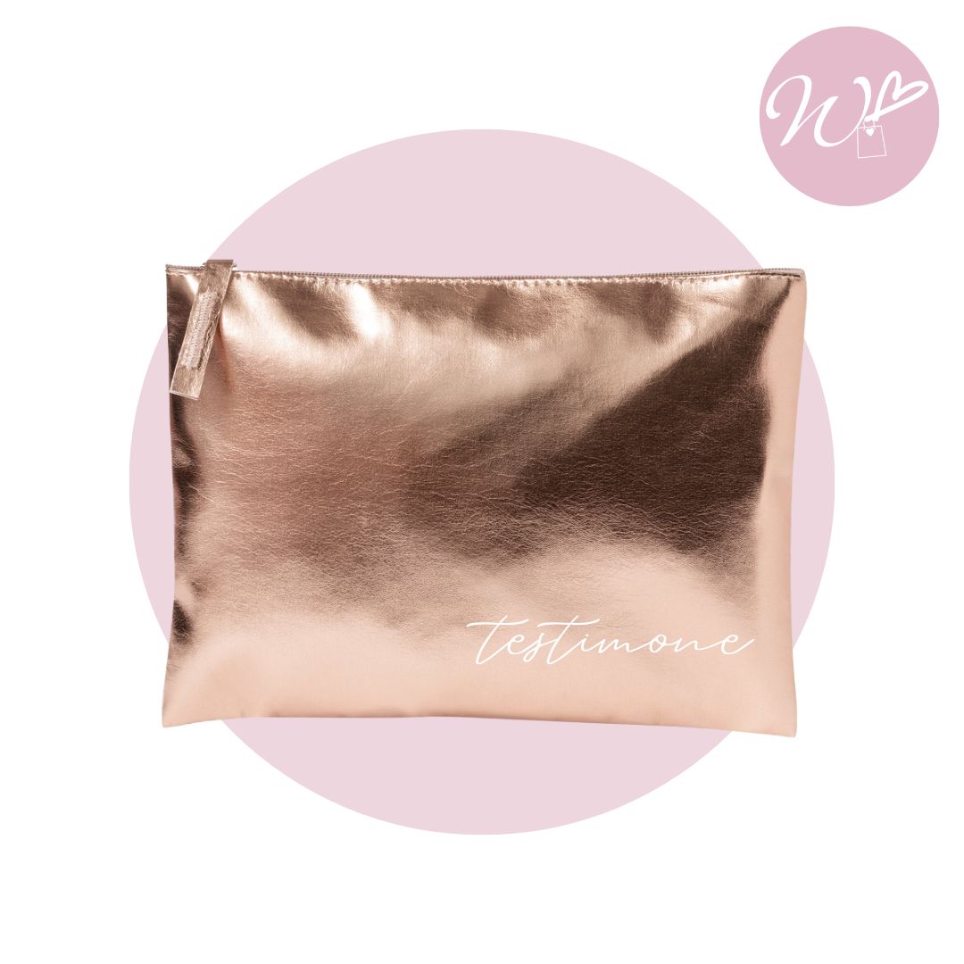 BEAUTY CASE ROSA GOLD