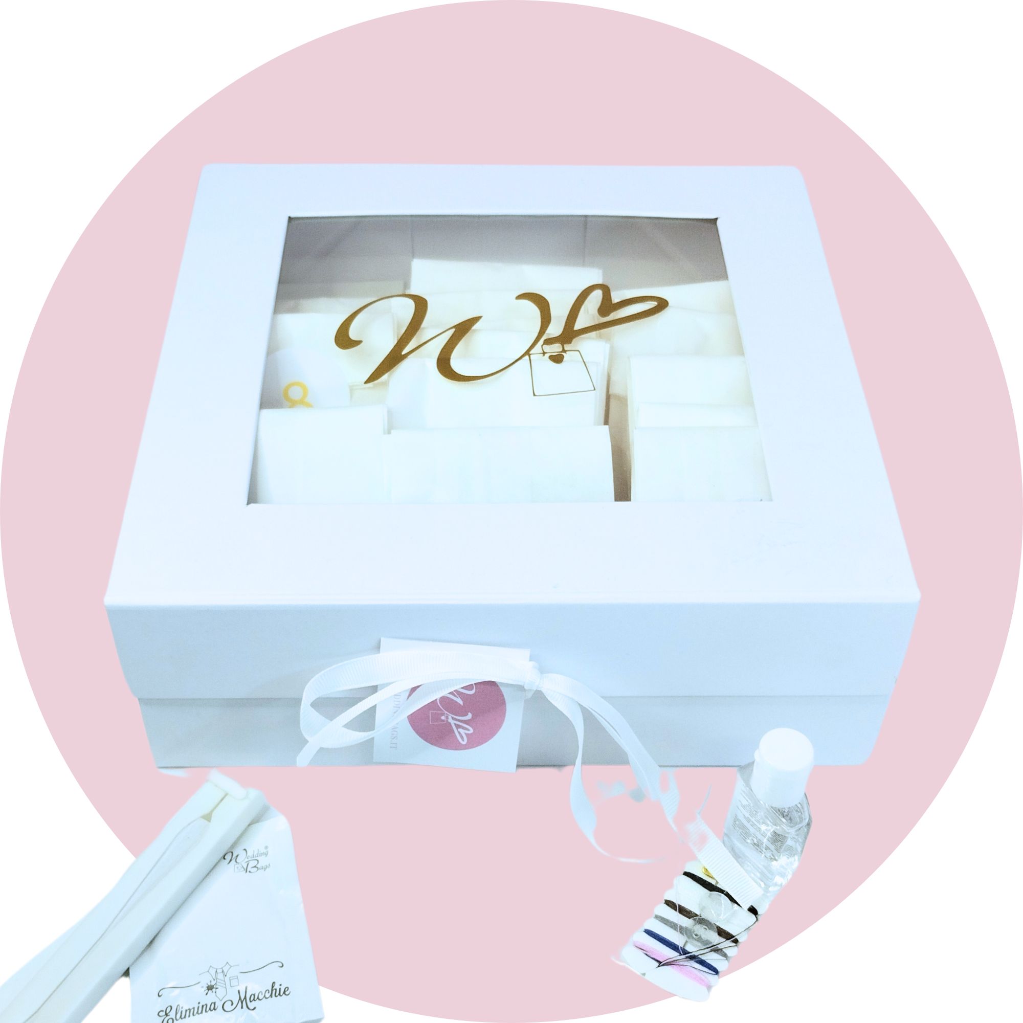 CALENDARIO DELL’AVVENTO (24 bustine + 1 Box + 1 Stellina Scintillante Cuore)