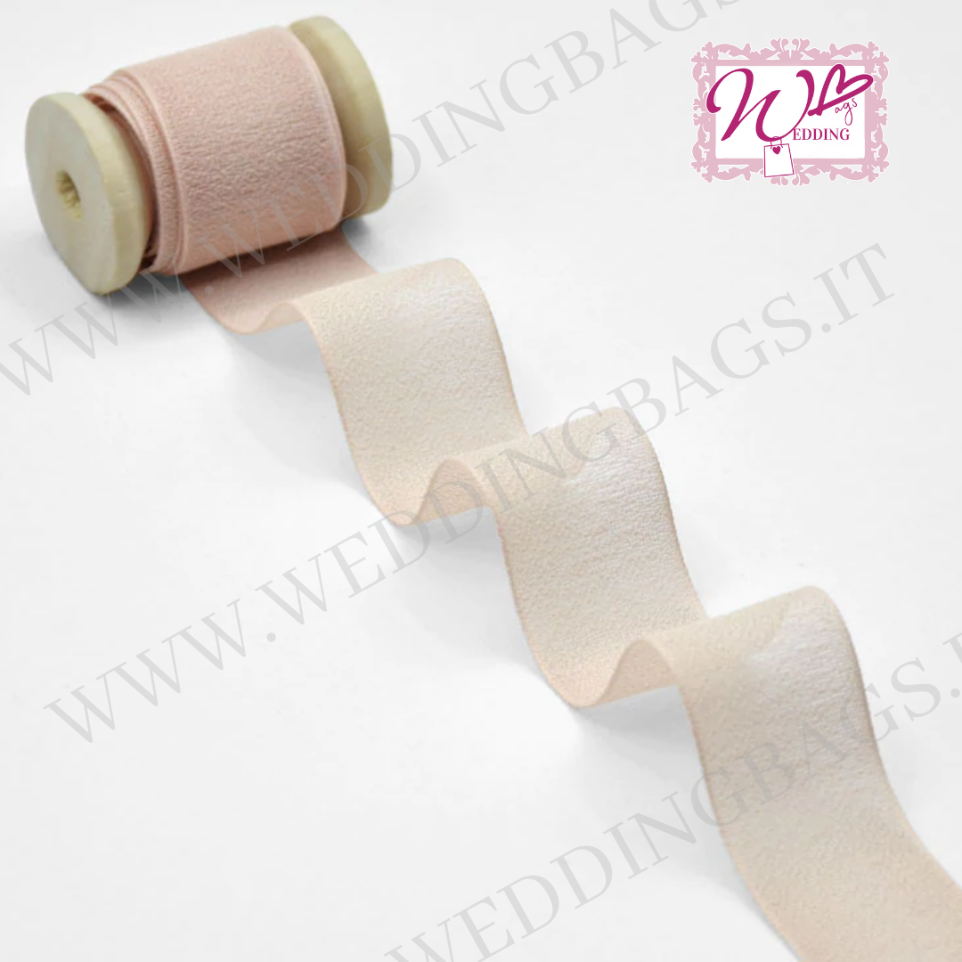 CRÊPE EFFETTO SETA – ROSA CIPRIA 25mmx25mt