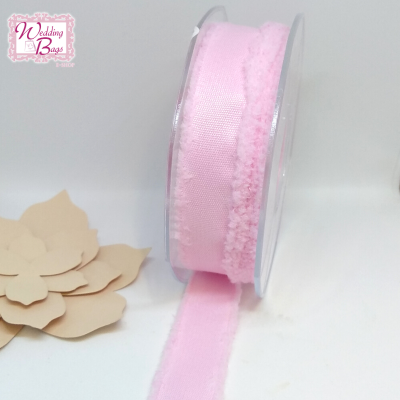 NASTRO IN COTONE  – ROSA BABY 23mmx15mt