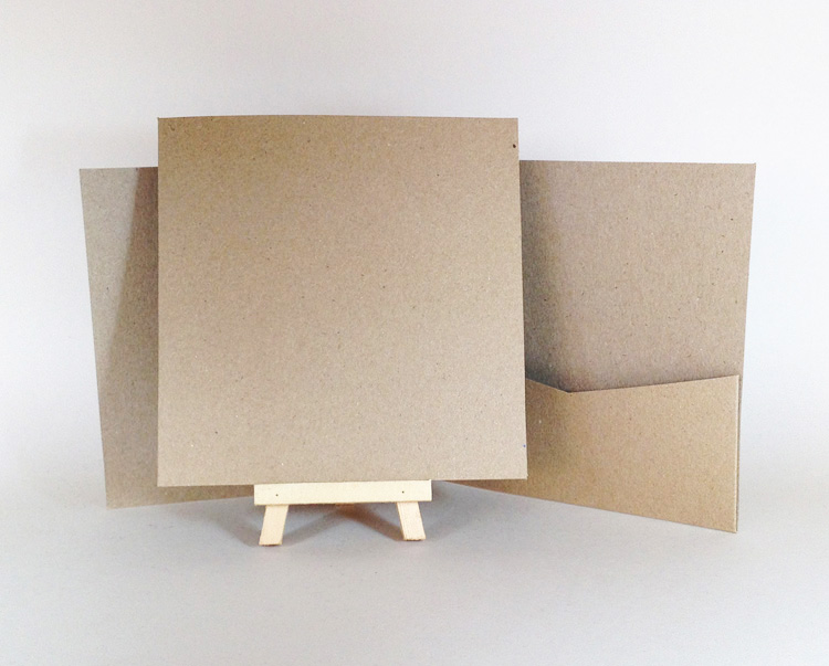 Pocket Flapless Book (14,5×14,5) NATURAL KRAFT – FINE SERIE