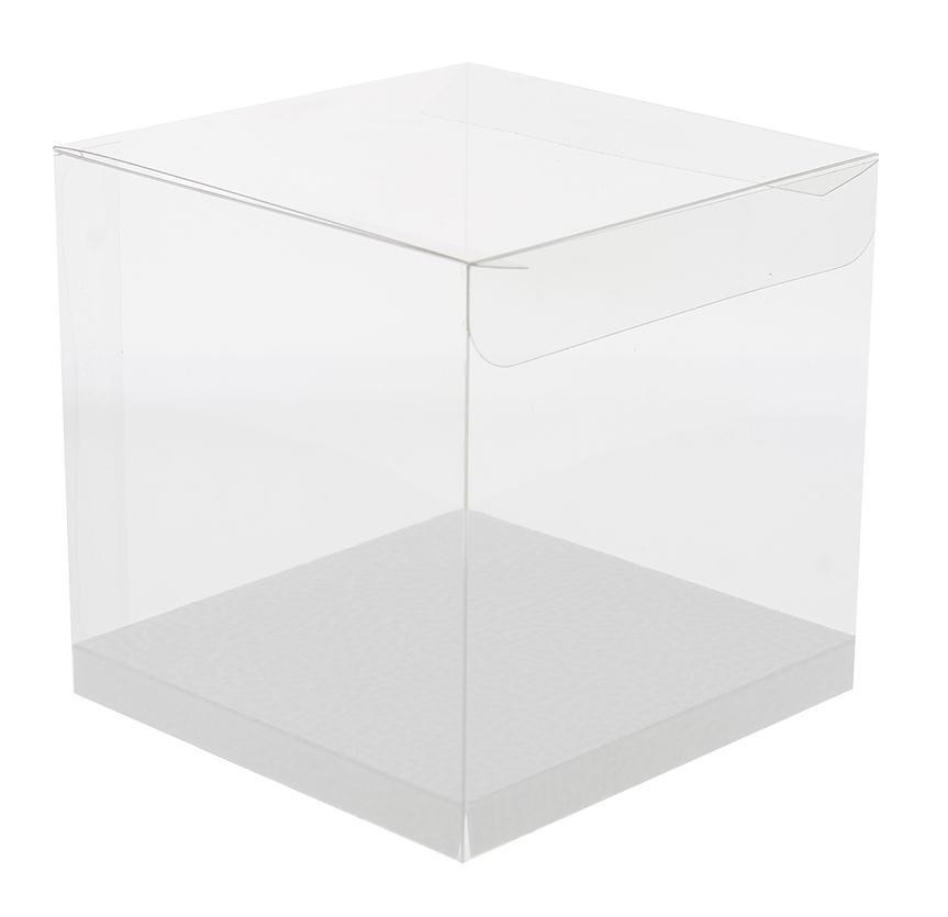 Scatola PVC c/fondo 10x10x10cm