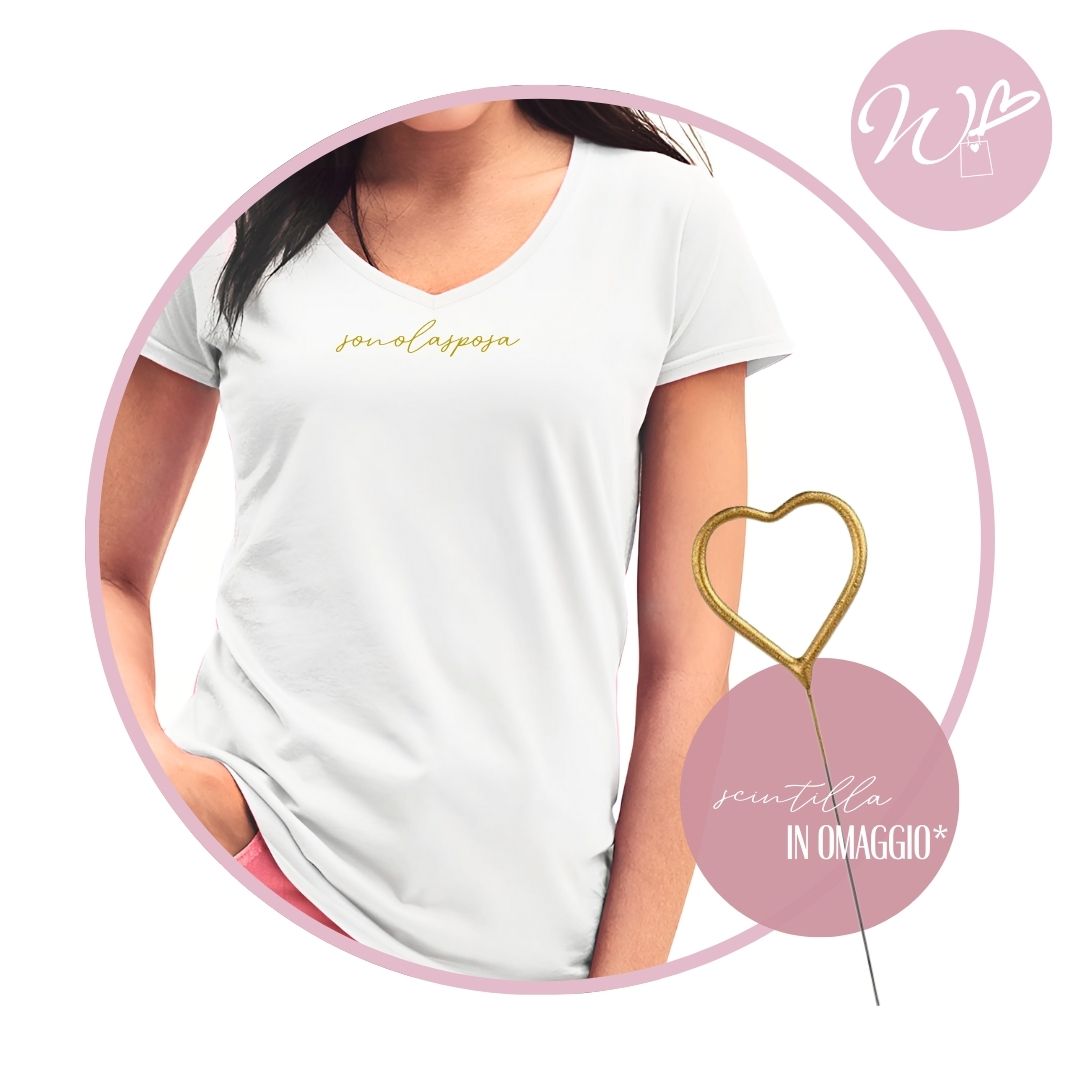 T-SHIRT BIANCA SPOSA