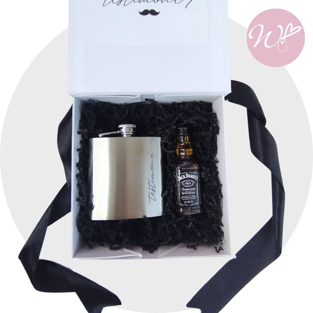 WEDDING BOX “S”: FIASCHETTA + JACK DANIEL’S 5CL